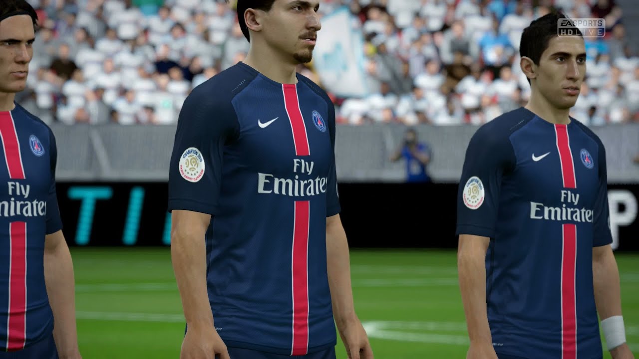 FIFA 16 | PSG vs Marseille - Full Gameplay (PS4/Xbox One)