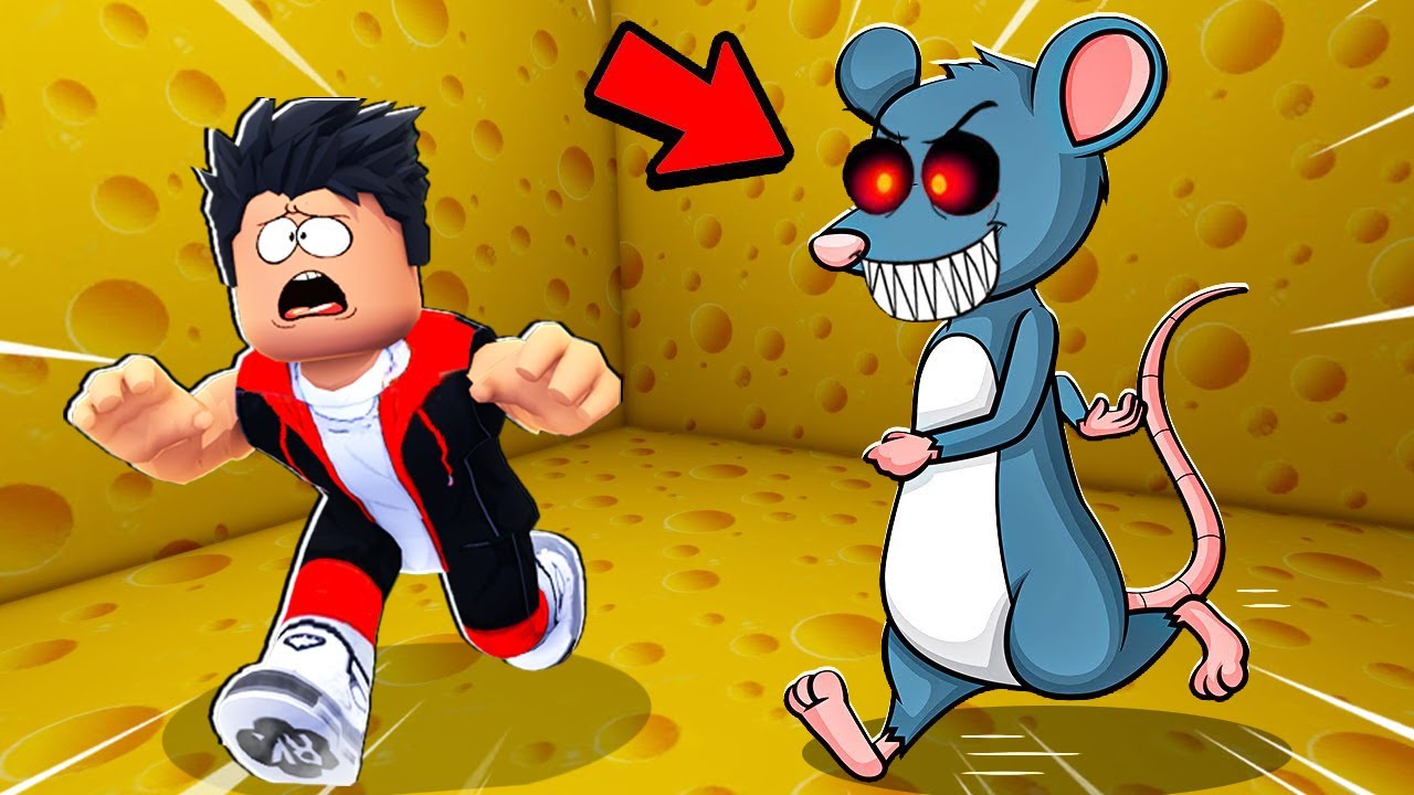 ENFERMÉ DANS LE FROMAGE DU RAT TUEUR DE ROBLOX ! (Cheese Escape Horror)