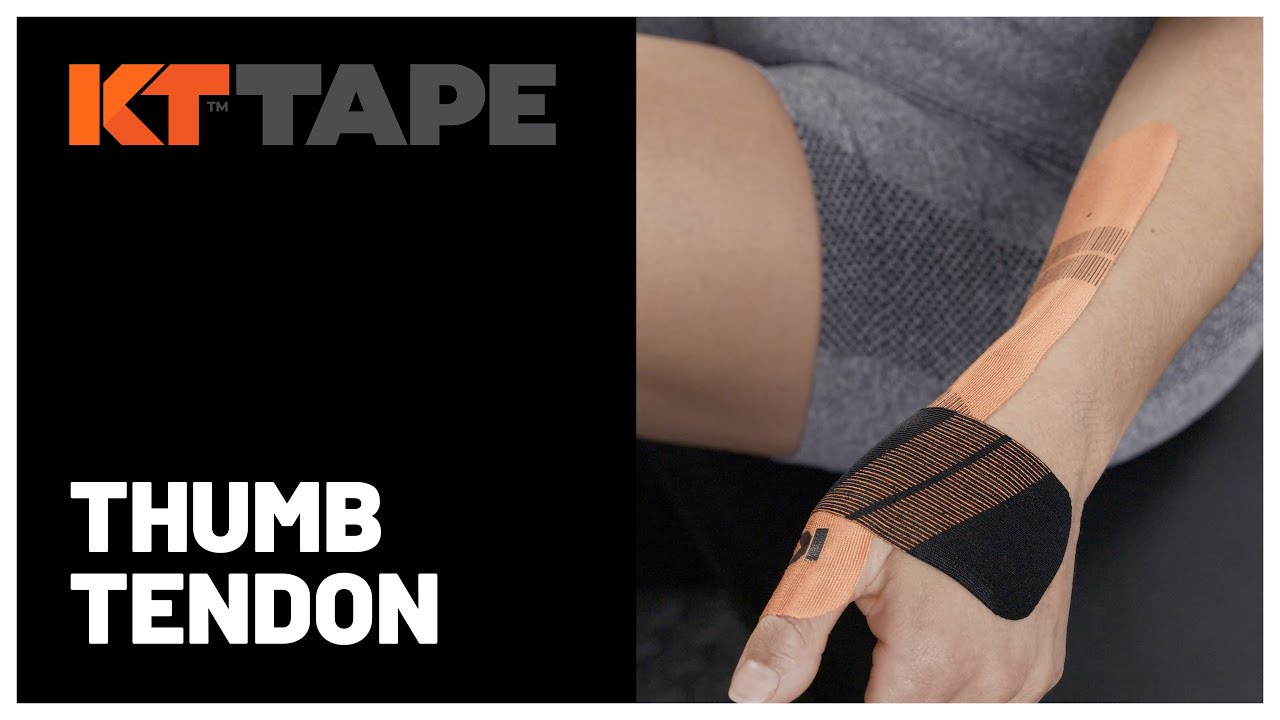 KT Tape - сухожилие большого пальца