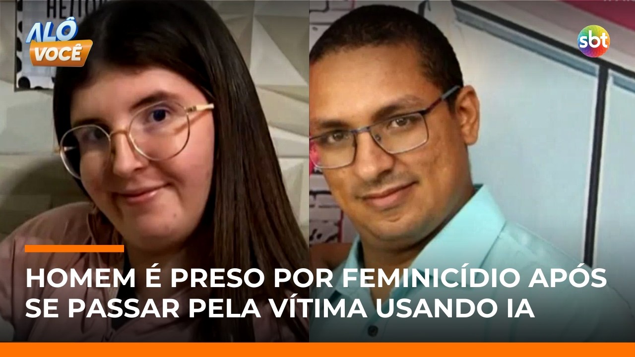 Homem é preso após matar ex e usar IA para se passar por ela | #AloVoce