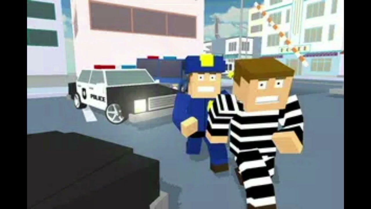 Blocky Cop Craft Running Thief: Mission OST