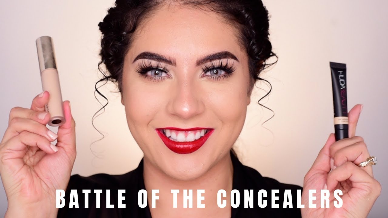 JOUER Essential VS HUDA BEAUTY Overachiever: Battle of the Concealers