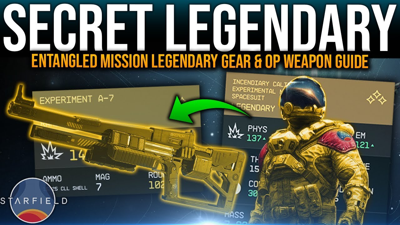 Starfield: DONT MISS THIS Secret Legendary Armor & OP Weapon - Entangled Guide - Save Both Realities