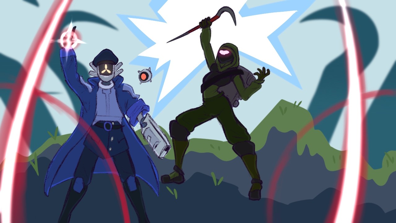 Beating False Son through the power of crowbars as the two slowest characters