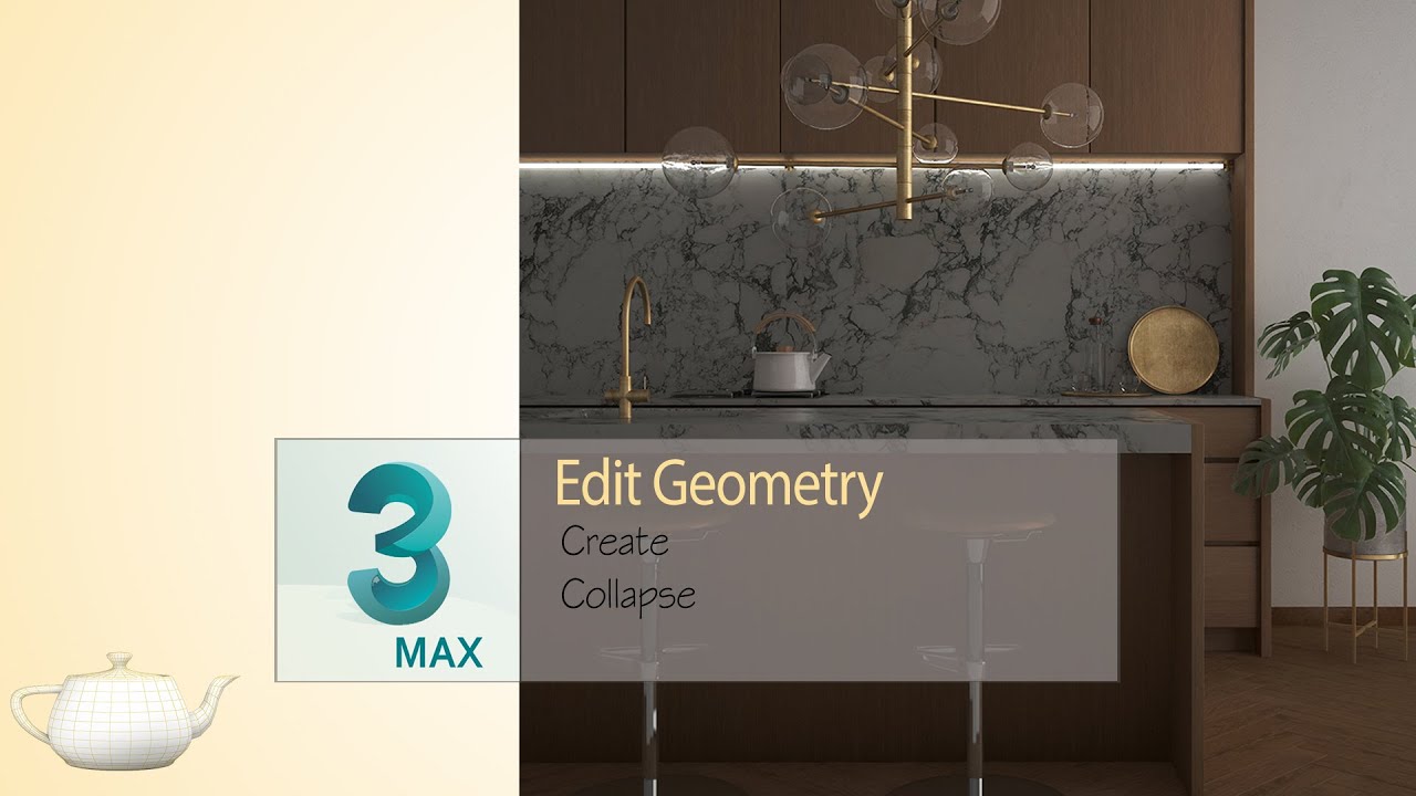 3ds Max Edit Geometry 6. - Create - Collapse