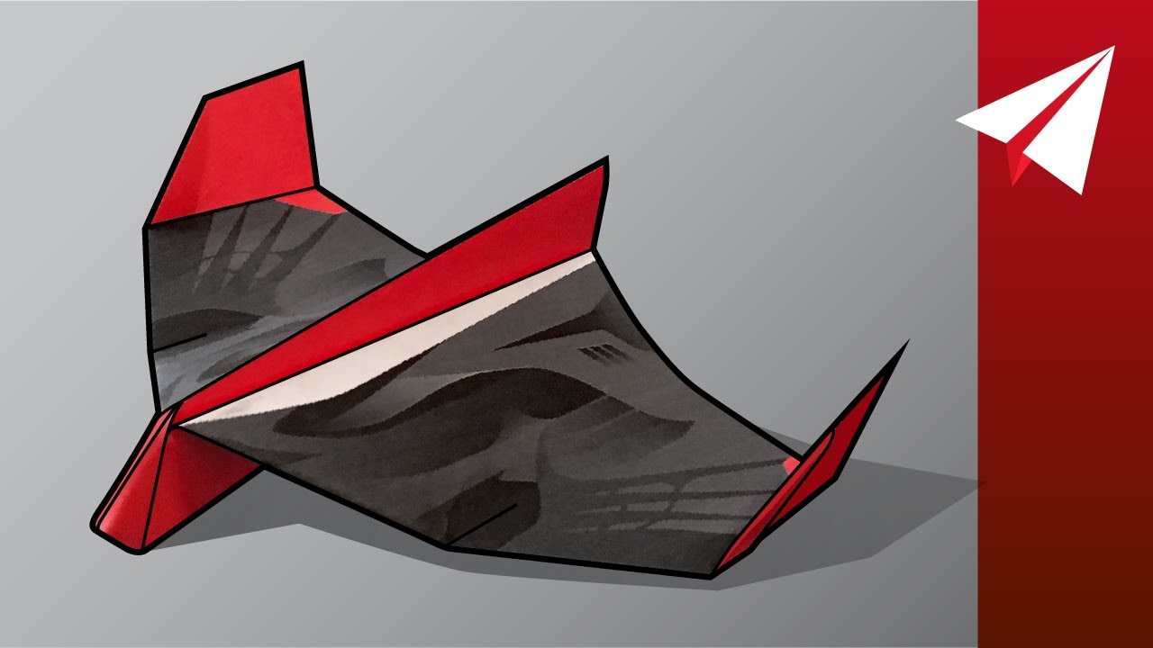 Awesome Paper Airplane That Does Tricks! How to Make Regent, a Stunt Paper Airplane | Tutorial
