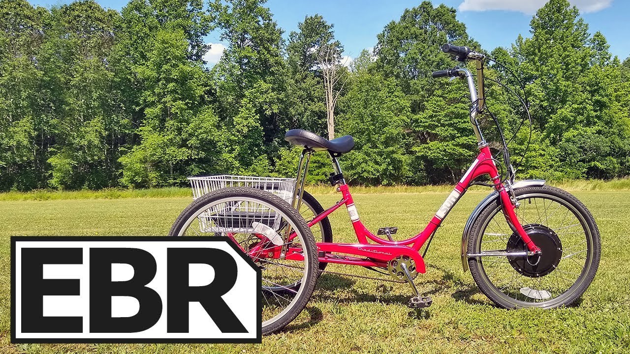 Обзор традиционного трёхколёсного велосипеда Electric Sun от Electric Bike Technologies — $1,7 тыс.