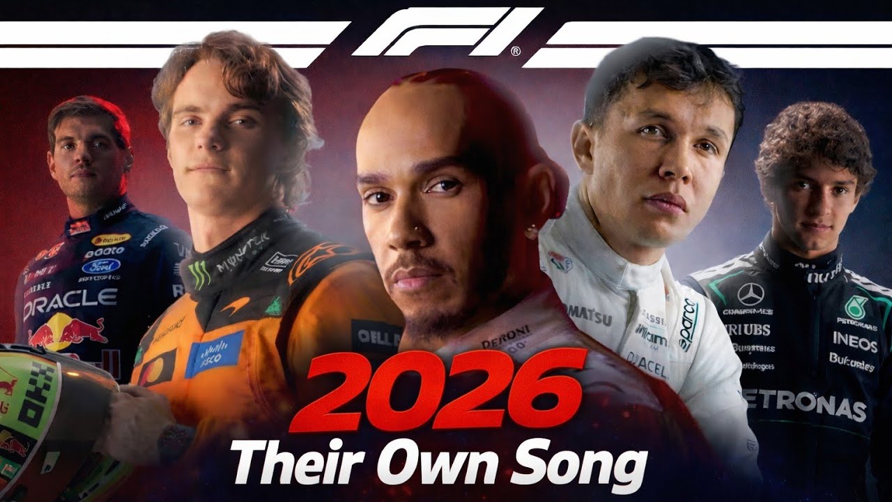 F1 2026 Opening Title but the drivers have their own song 😂🎶