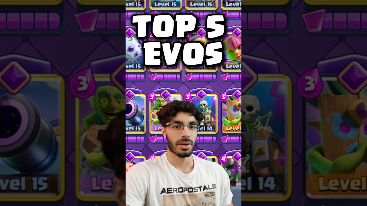 These are the 5 BEST EVOLUTIONS in Clash Royale