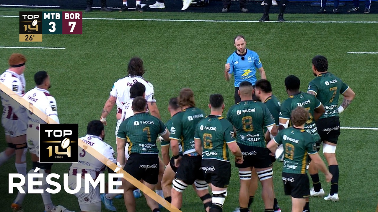 TOP 14 Saison 2025-2026 J16 - Résumé US Montauban - Union Bordeaux-Bègles