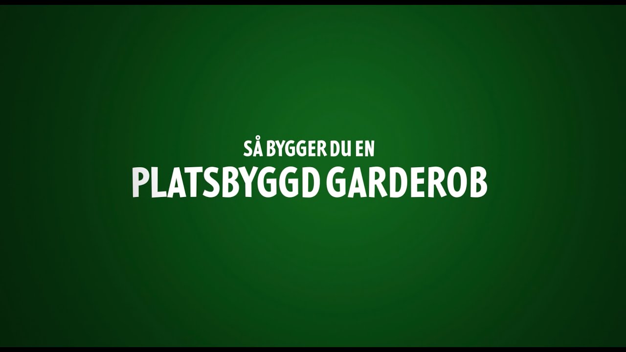 Snickeri for Dummies: Hur man bygger platsbyggda garderober på ett enkelt sätt!