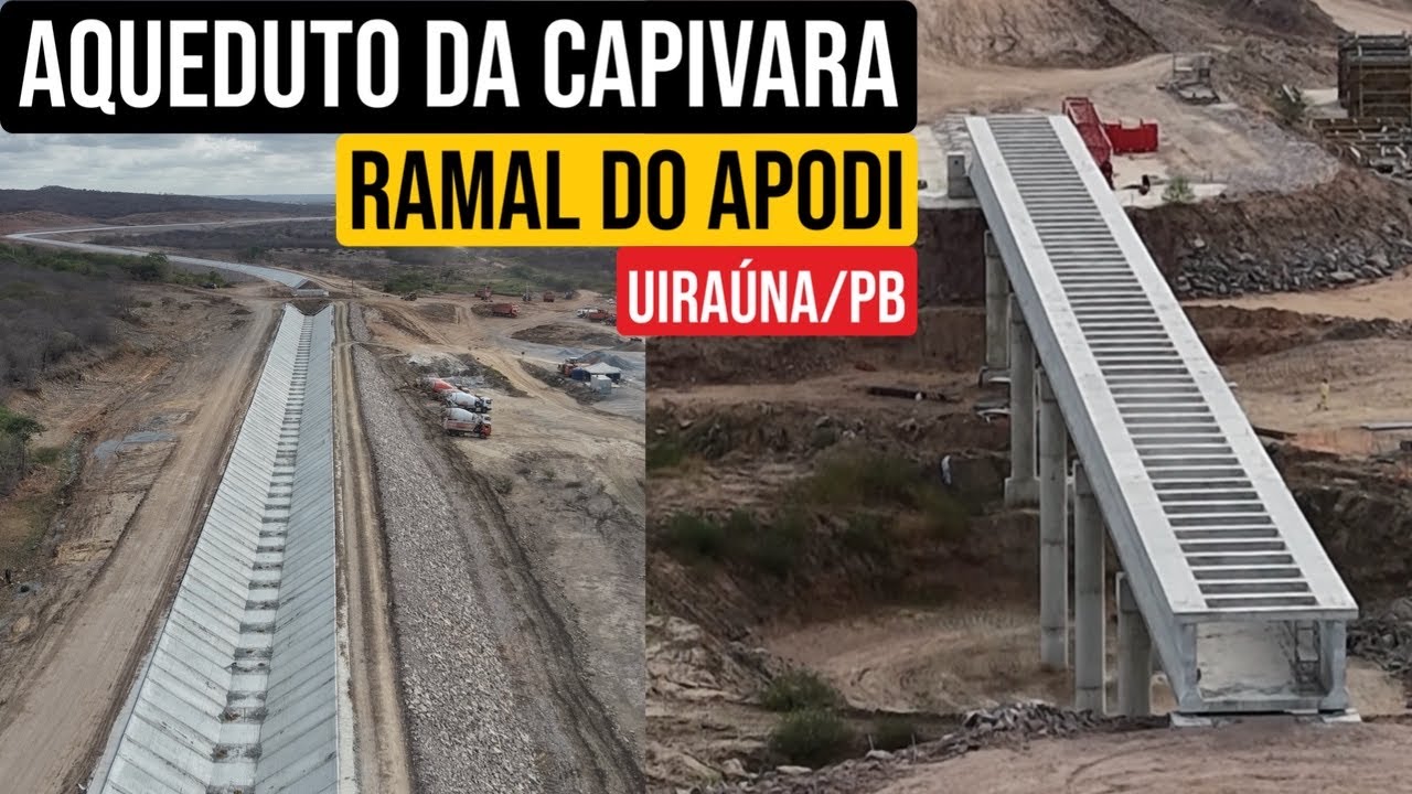 CONHEÇA O AQUEDUTO DA CAPIVARA, RAMAL DO APODI, UIRAÚNA/PB.