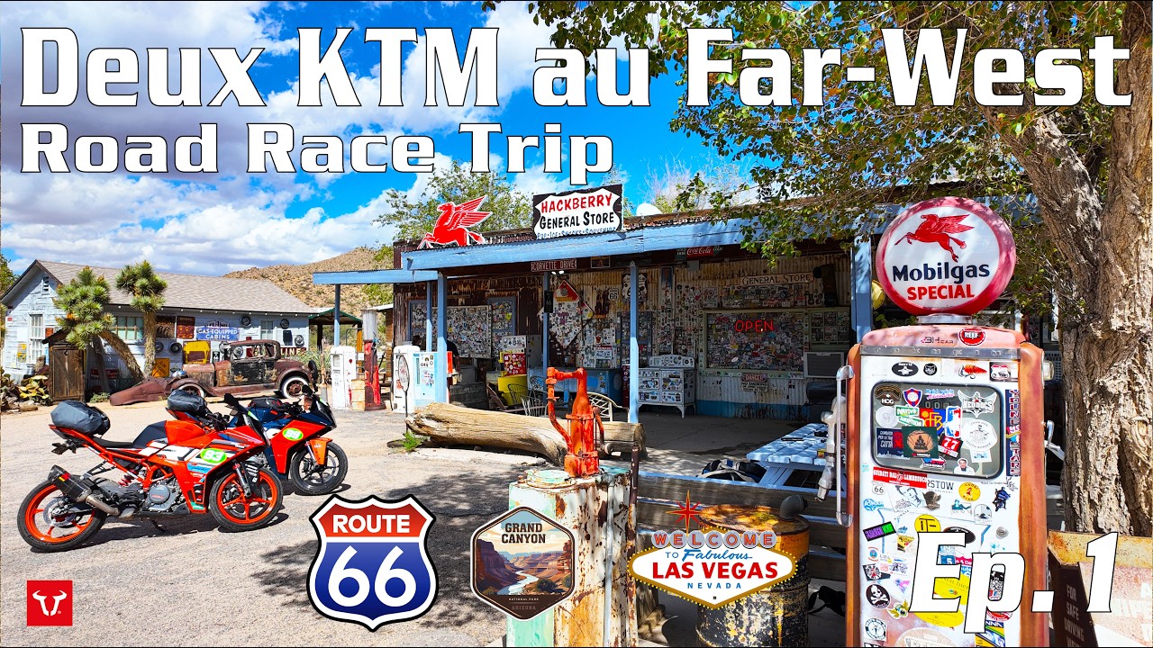 Road Race Trip : Deux KTM au Far-West !!! Ep.1 🤠