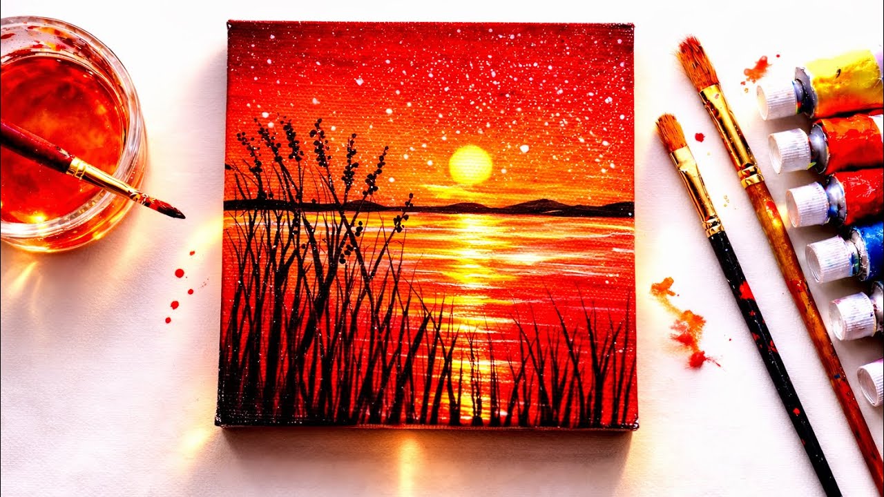 This Sunset Feels Like Hope…| Relaxing Sunset painting |