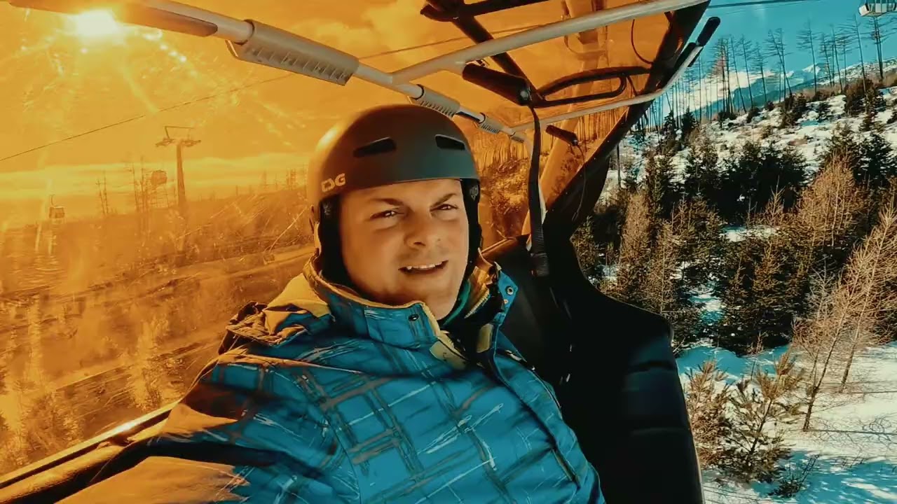 2.deň v Tatranská Lomnica-Štrbské pleso doobeda. januar 2022