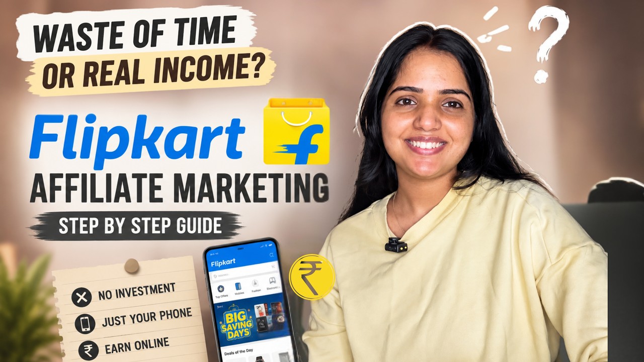 Earn ₹50K-₹200K/month Using Flipkart Affiliate Marketing 2026 😱No investment #flipkart #affiliate