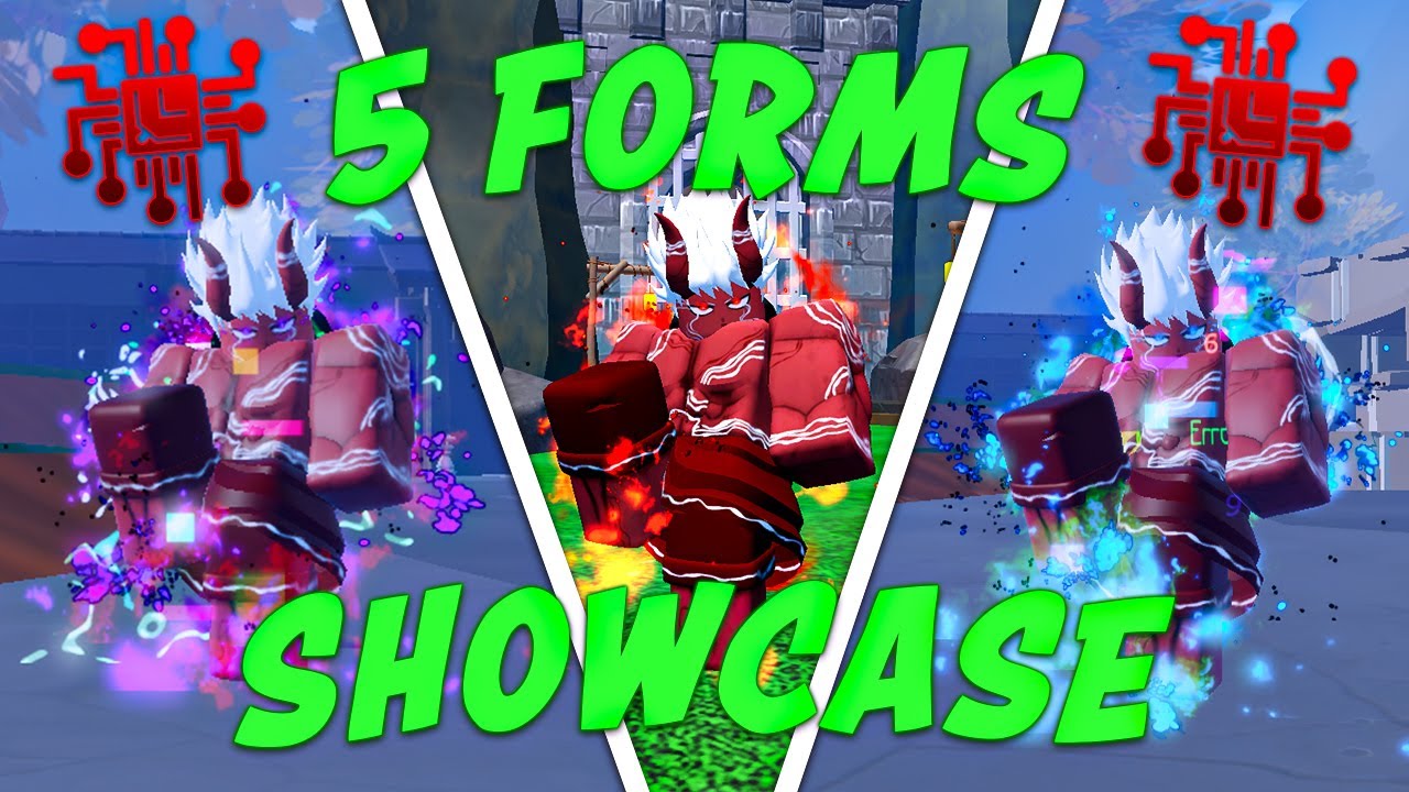 *EVERY FORM* of New GODLY Burning Hero (Fused) EVOLVED Showcase in Anime Last Stand!