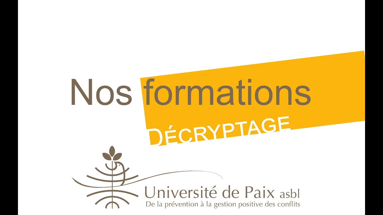 Décryptage des formations - Faire face à l'agressivité