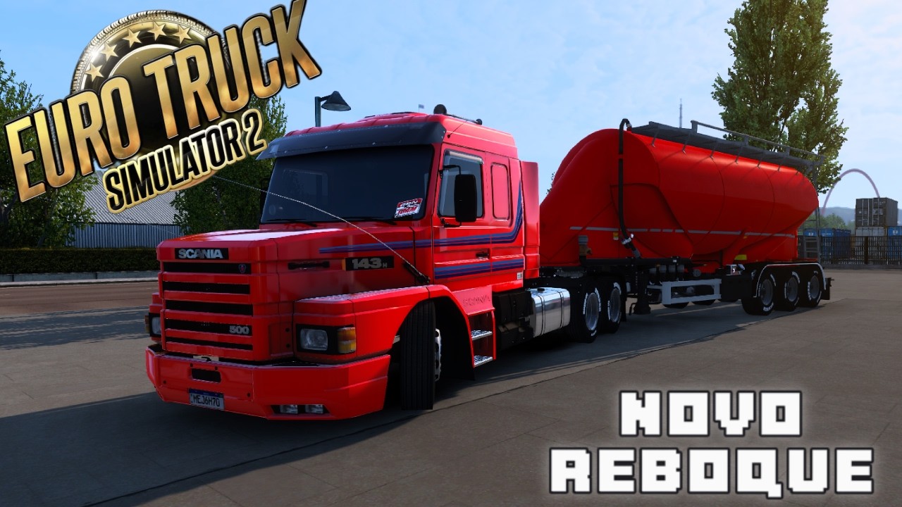 Nosso novo semirreboque silo. EURO TRUCK SIMULATOR 2.