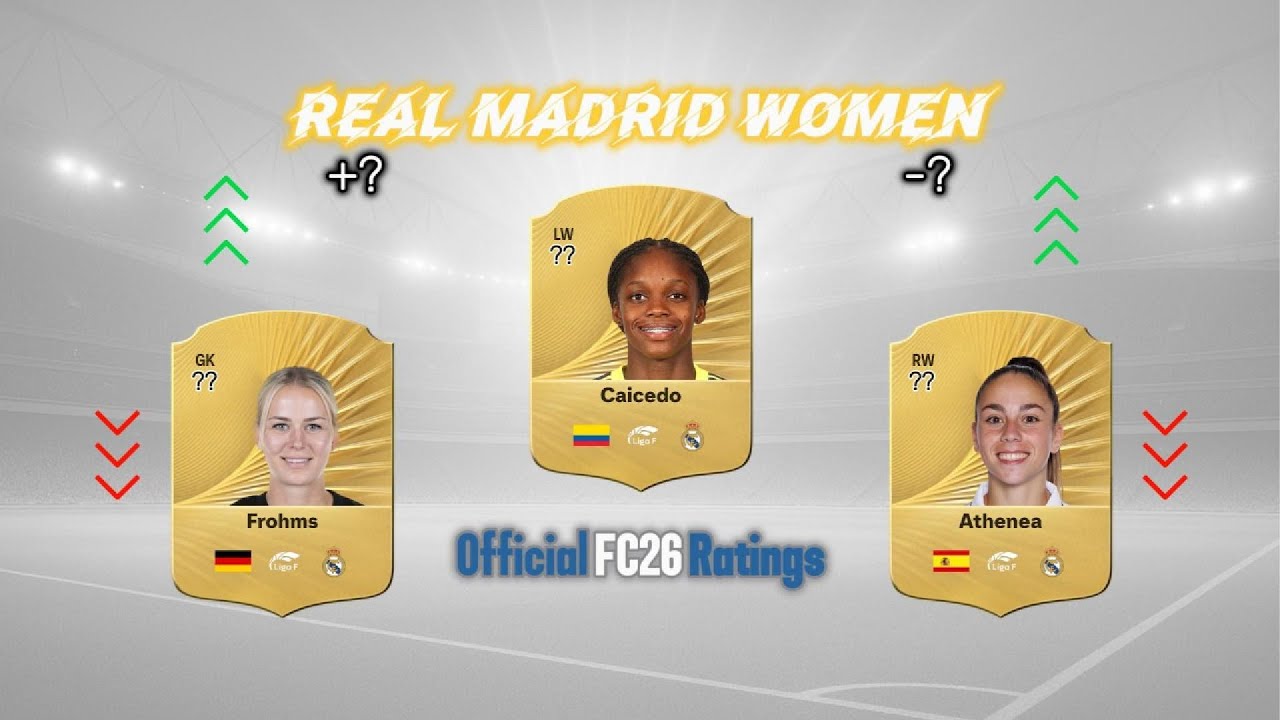 FC26 OFFICIAL RATINGS! REAL MADRID WOMEN'S! FT ALL NEW SIGNINGS!