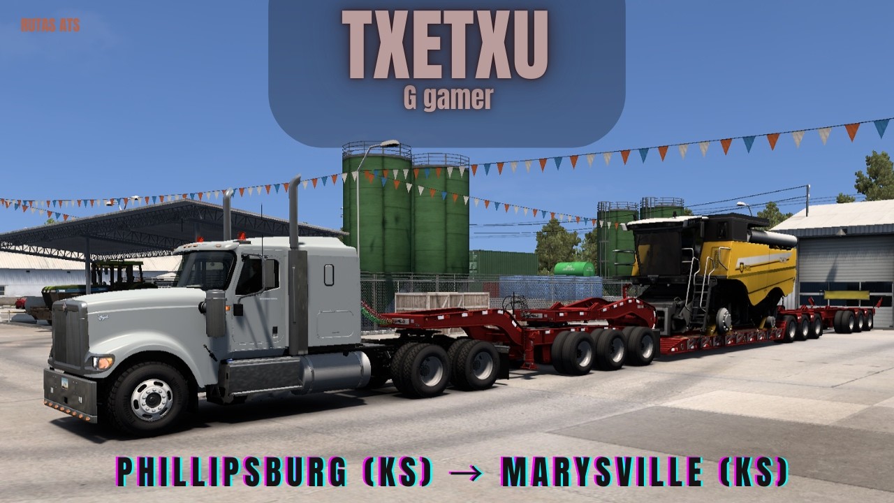 Rutas americanas ATS | American Truck Simulator | Pillipsburg (KS) a Maryville (KS)