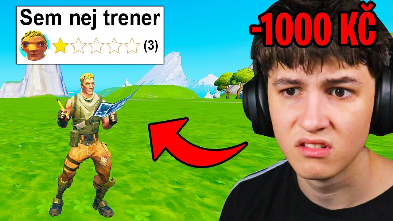 Najmul Jsem Nejhoršího Fortnite Trenéra Za 1000KČ!