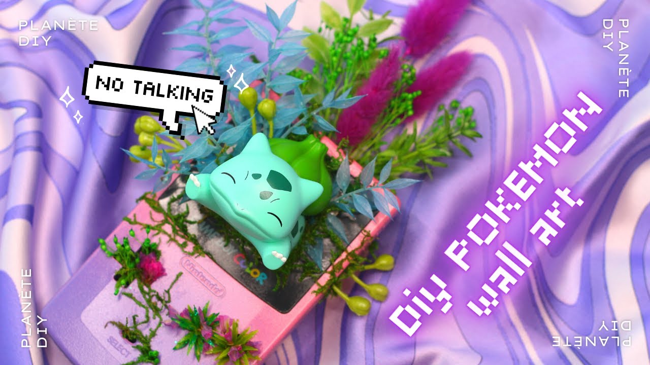 DIY gameboy color Pokémon Bulbizarre UPCYCLING NINTENDO | Planète Diy (no talking)