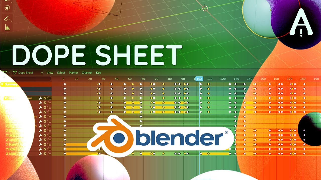 Dope Sheet | Blender Tutorial Animación
