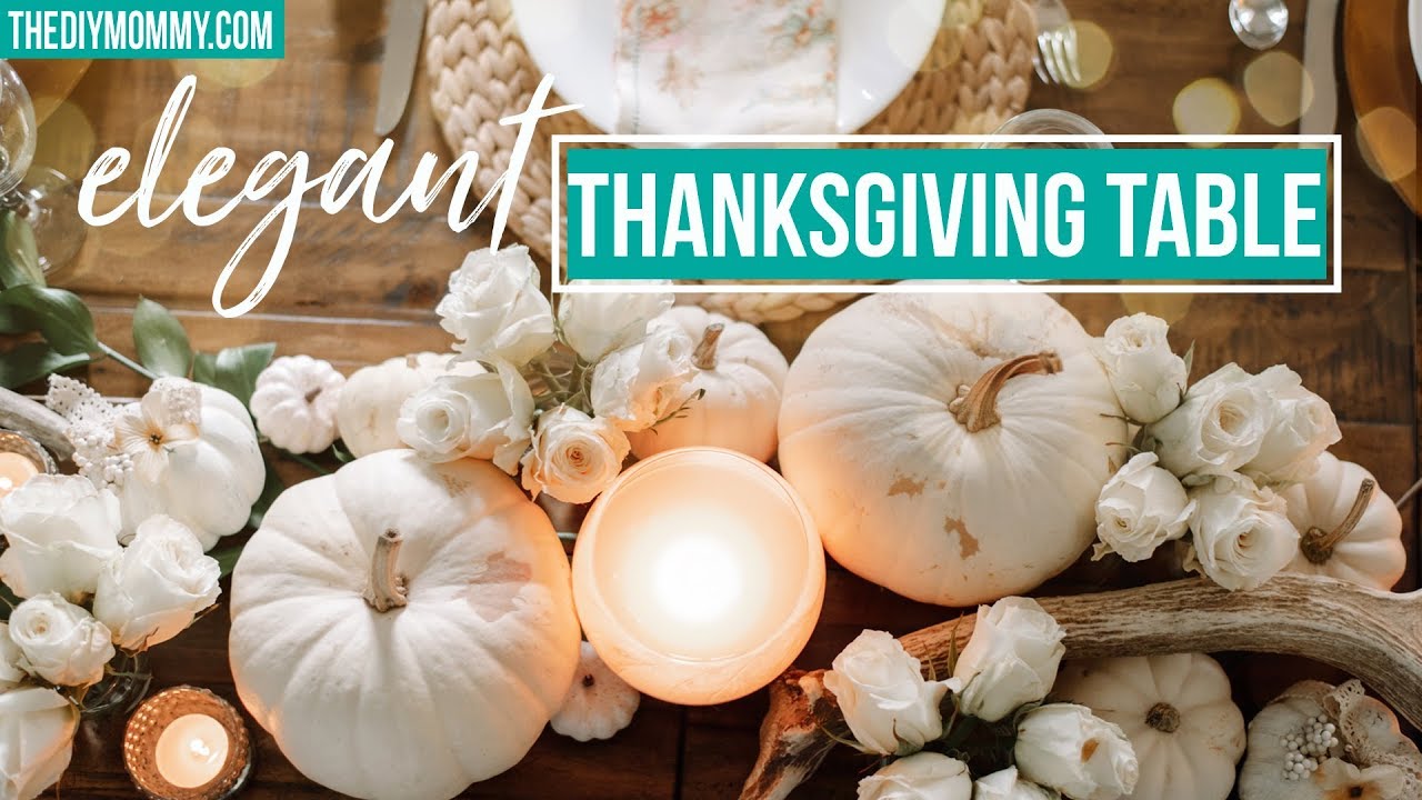 ELEGANT THANKSGIVING TABLE FOR 12 🍂
