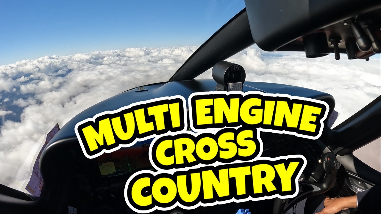 Epic Multi-Engine Cross Country Flight: Simulated IFR GoPro Adventure