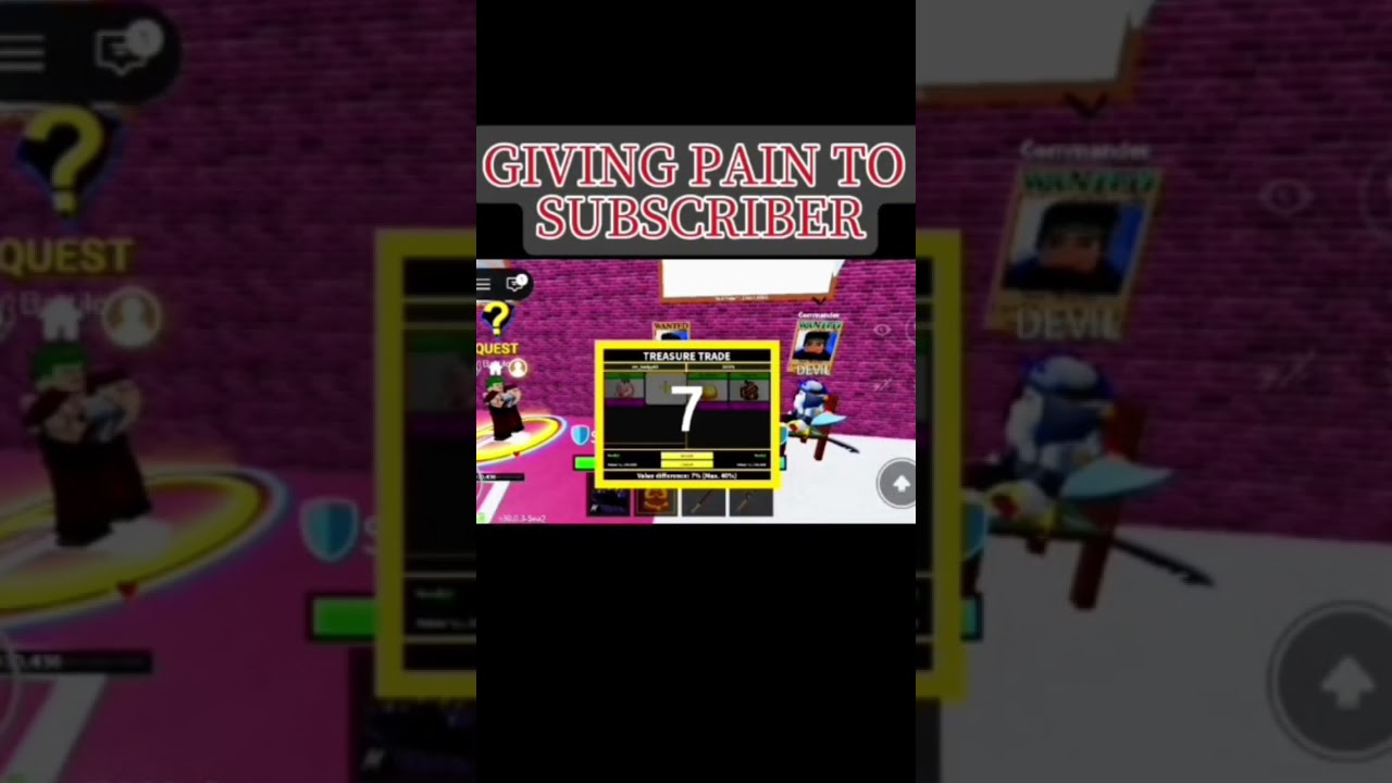giving pain to subscriber #bloxfruits #shorts