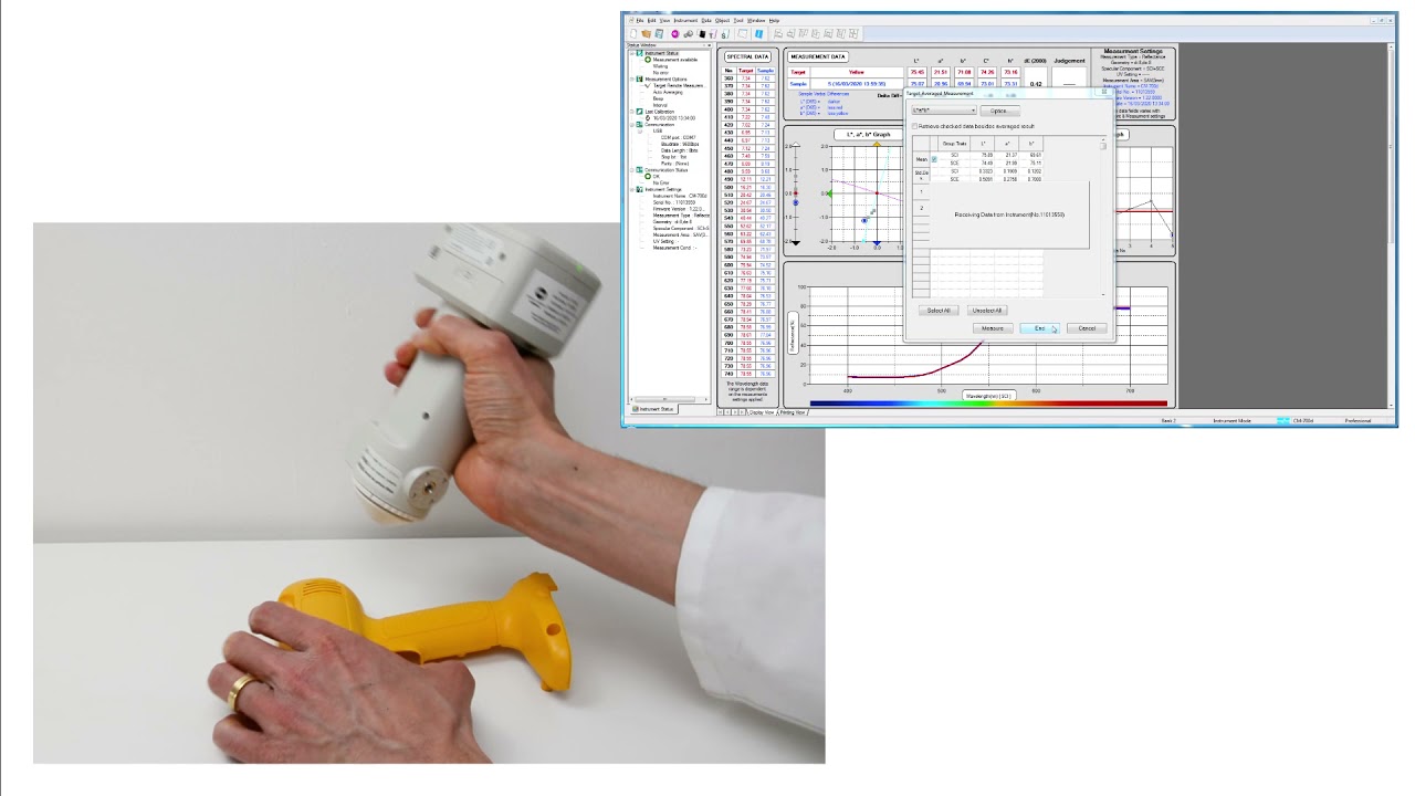 Portable Spectrophotometer CM-700d - Demo