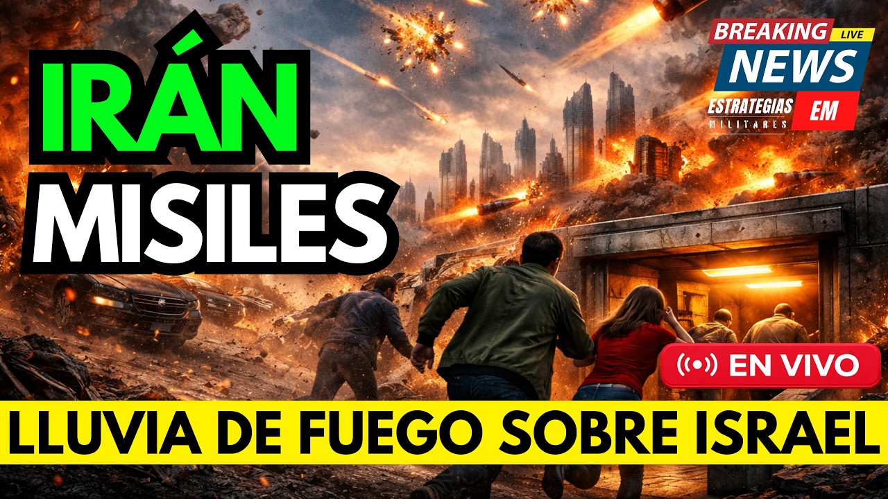 🚨 NOTICIAS IR&Aacute;N LLUVIA DE MISILES SOBRE ISRAEL &iquest;EST&Aacute; FALLANDO LA DEFENSA?