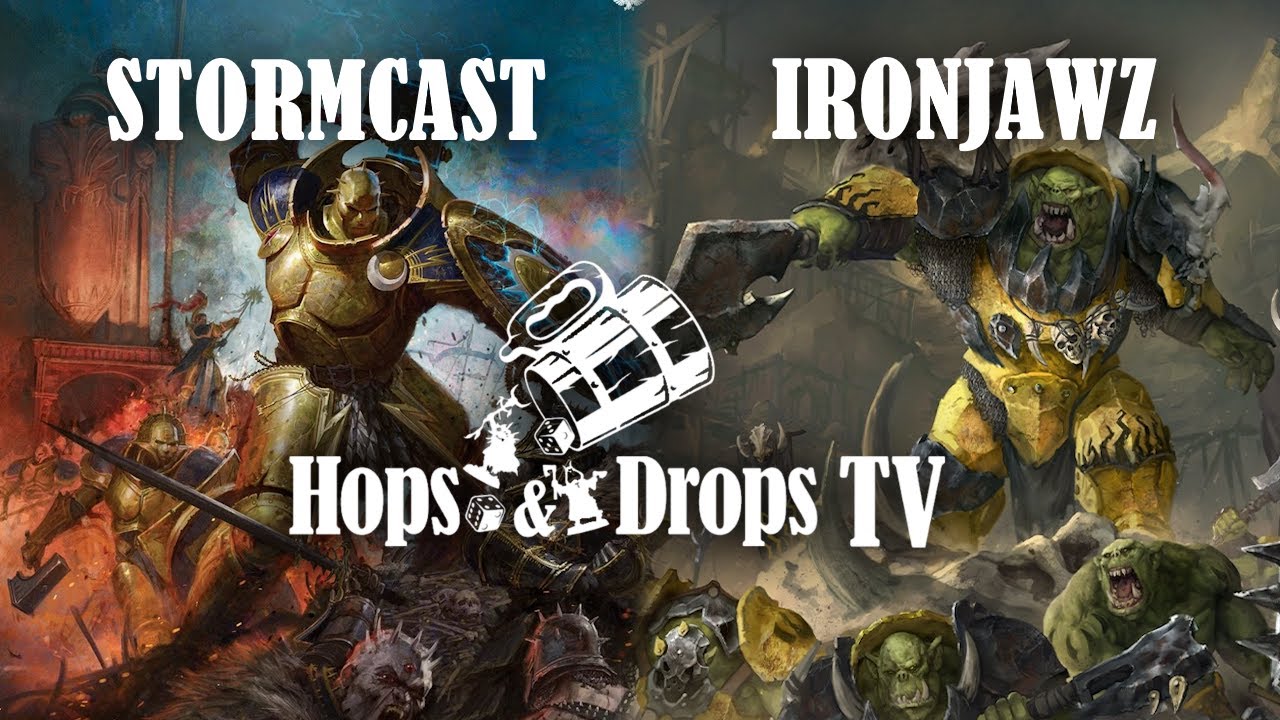 Stormcast Eternals vs Ironjawz - Age of Sigmar Battle Report