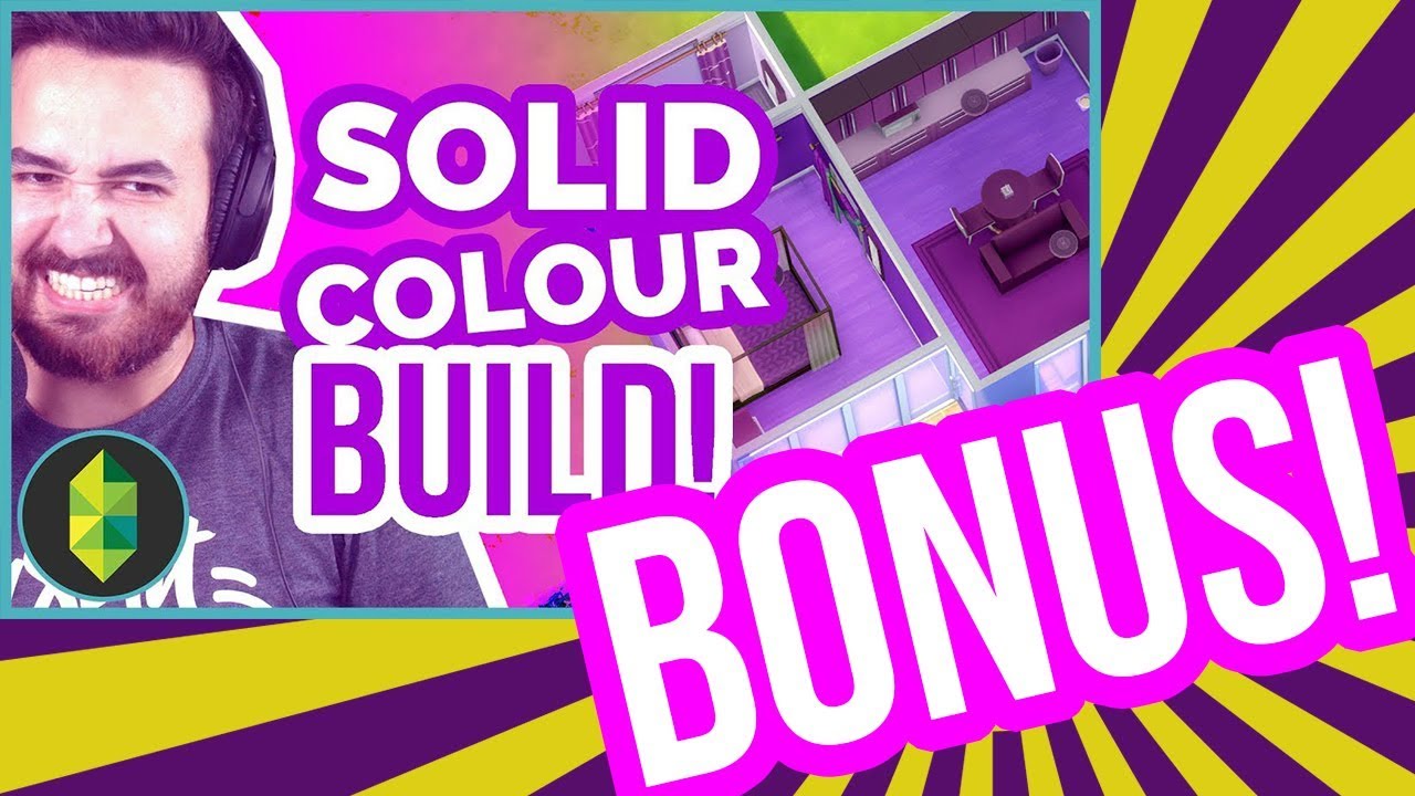 Solid Colour Build Challenge, but every time purple is said the speed increases 10%