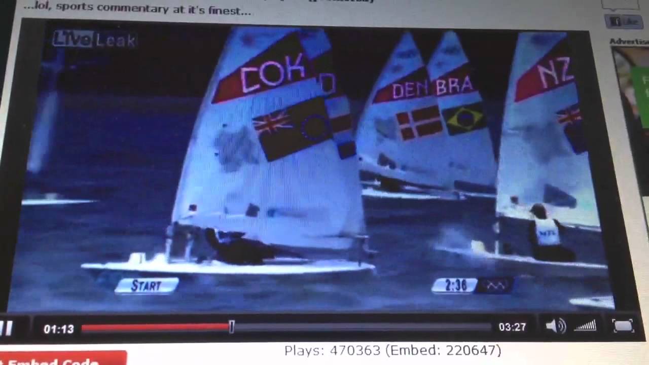 Irish sailboat commentary