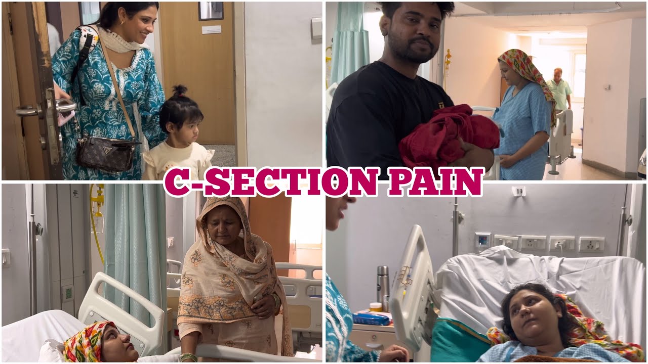 BIRTH VLOG ||  AFTER C -SECTION HUA UNCONTROL PAIN || Dard Nhi Ruk rha || EMOTIONAL VLOG ❤️