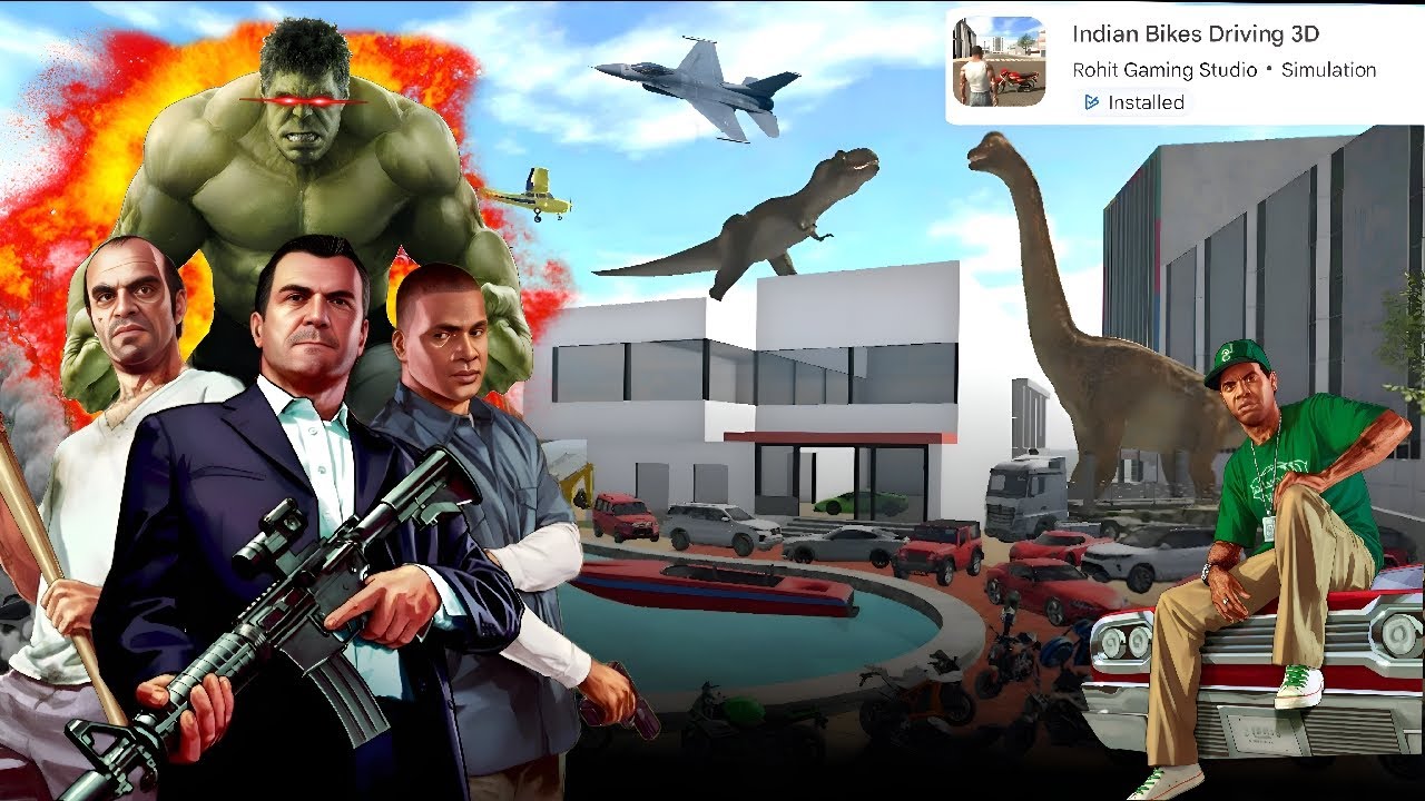 Finally🥳Gta 5 + Iron Man+ Toy Car All Secret  Cheat Code 😁Indian Bikes Driving 3d New Update