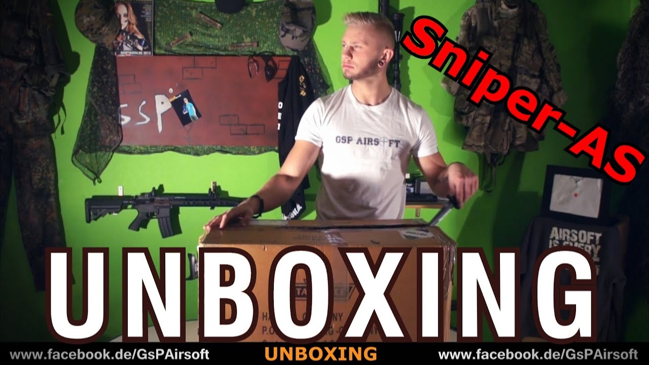 Unboxing (Sniperas.de) 1.130€ (GsP Airsoft) GERMAN