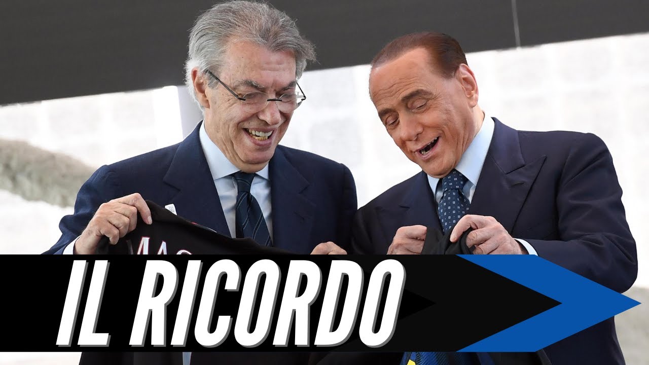 MASSIMO MORATTI RICORDA SILVIO BERLUSCONI: TANTA STIMA OLTRE LA RIVALIT&Agrave; TRA INTER E MILAN