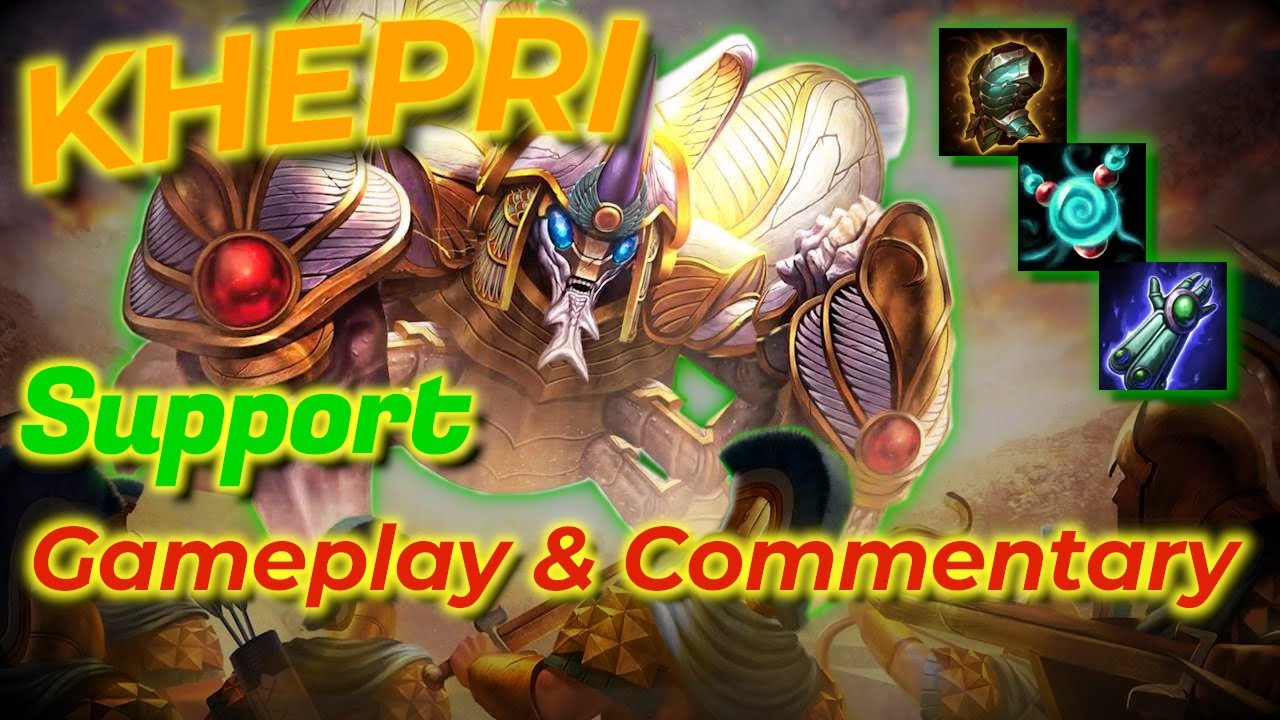 Khepri's BEST ITEM Gives Him 5000 HP! // Support Ranked Conquest Gameplay & Commentary #smite2