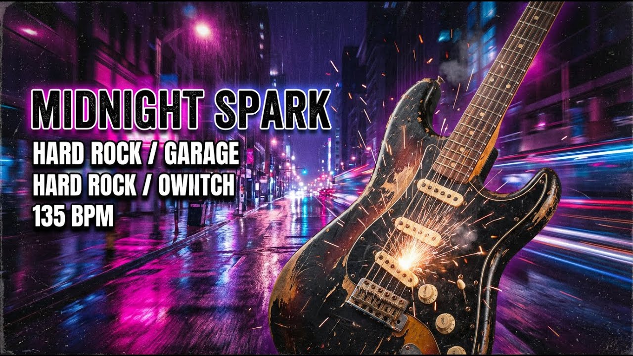 The Midnight Spark: Reviving Garage Rock & Hard Rock Vibes