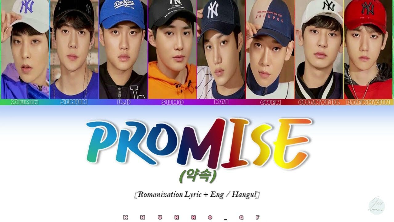 [KARAOKE] EXO (엑소) - Promise (약속) (Han/Rom/Eng Color Coded easyLyrics)