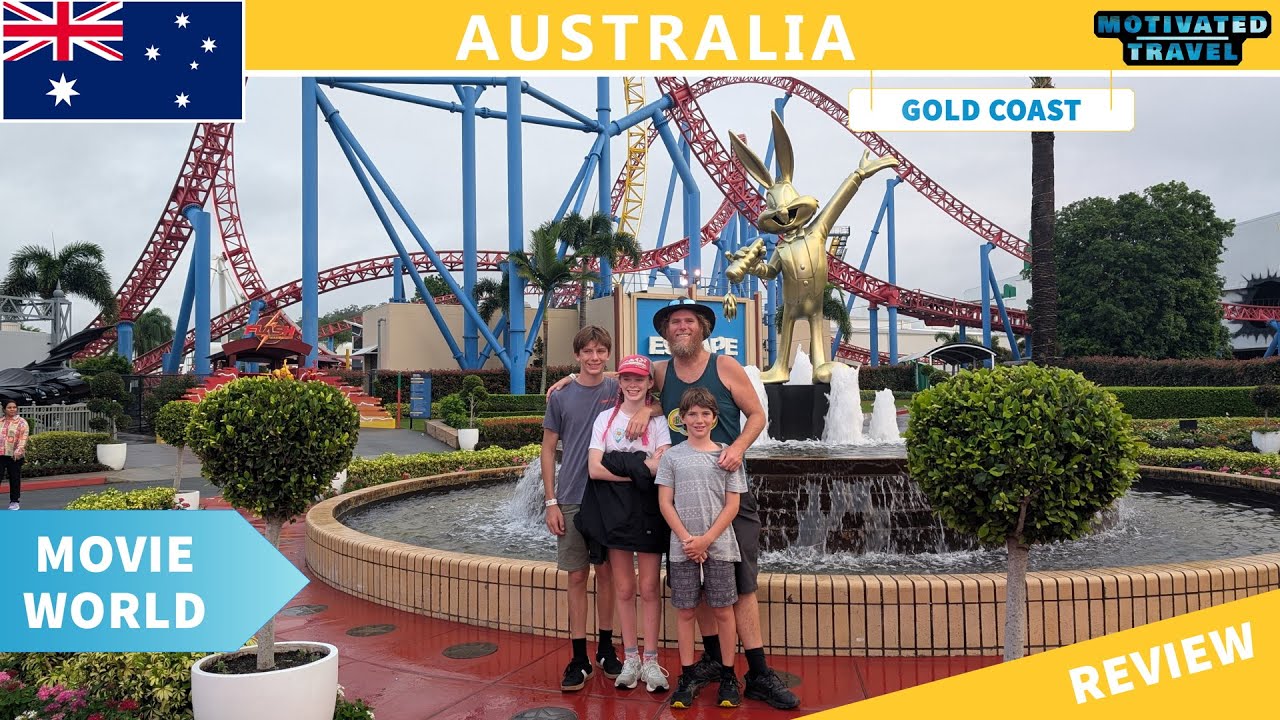 Warner Bros Movie World Review - All Rides at Gold Coast Theme Park