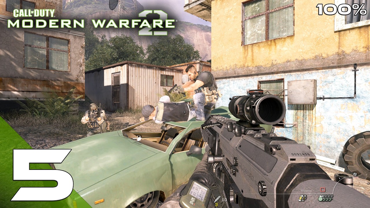 Call of Duty Modern Warfare 2 - Полное прохождение, часть 5 - [2K60FPS] Без комментариев