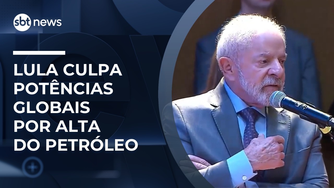 Lula: Brasil sofre com aumento do petróleo por “irresponsabilidade” de potências globais | #SBTNews