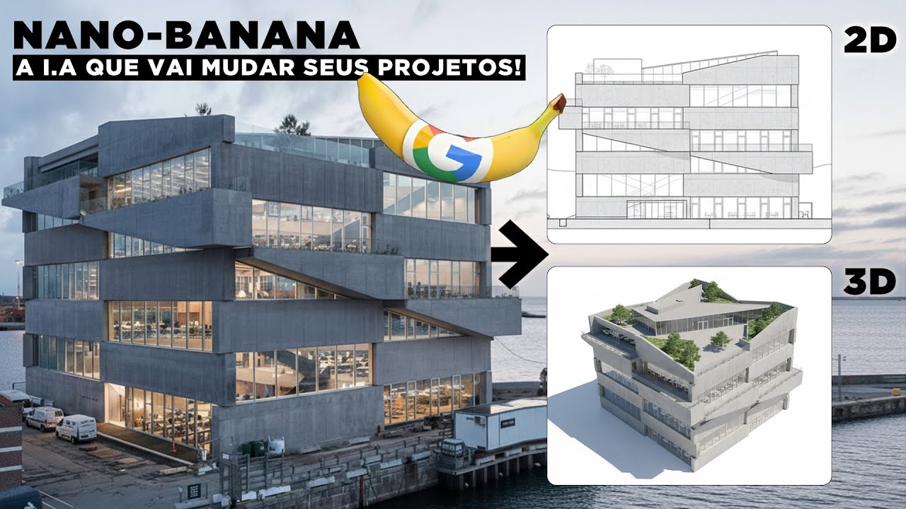 NanoBanana: 6 Maneiras de Usar a Melhor IA do Momento na Arquitetura
