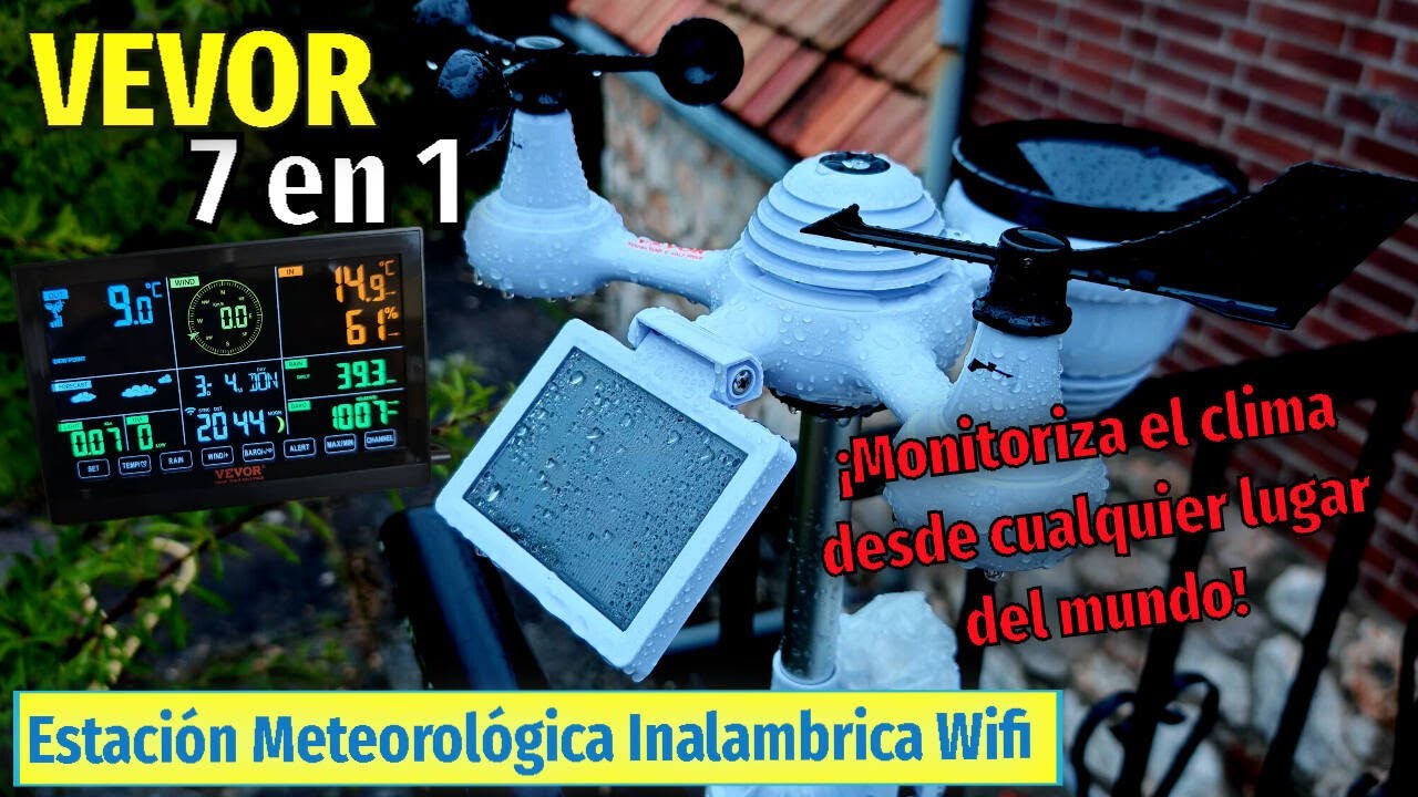 VEVOR 7 EN 1 | ESTACIÓN METEOROLÓGICA INALAMBRICA (Parte1)