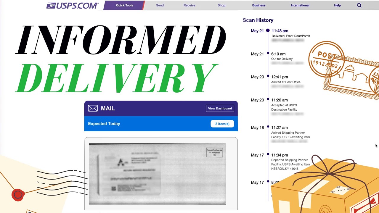 How to Sign-up for USPS Informed Delivery?