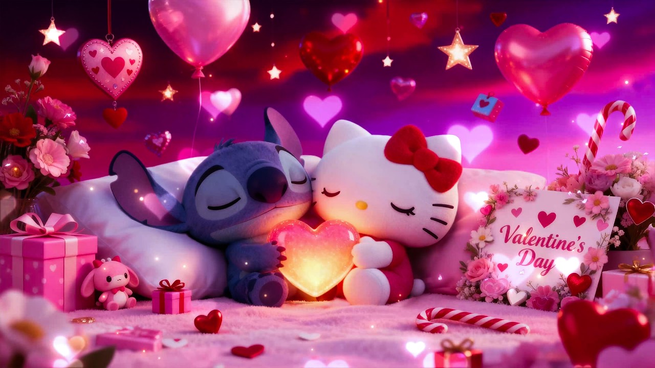 Засыпайте мгновенно 💖 Атмосфера Дня святого Валентина 🌸 Глубокое спокойствие, любовь и нежный шеп...